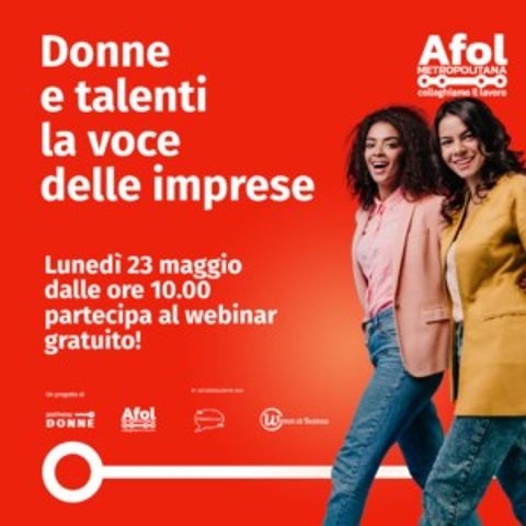 Donne e talenti - webinar di AFOL Metropolitana